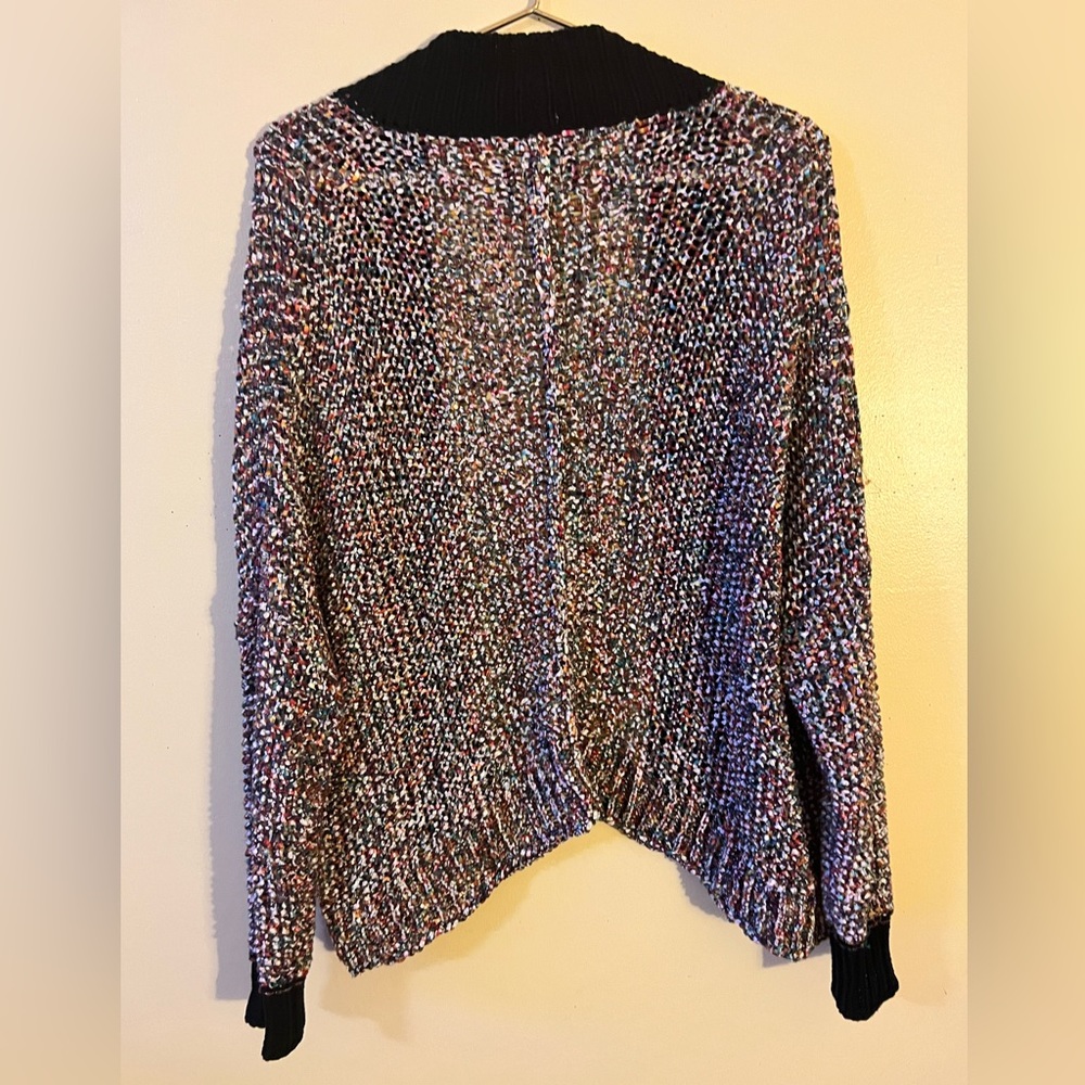 Zadig & Voltaire Oversize Multi Color Cardigan Wi… - image 4